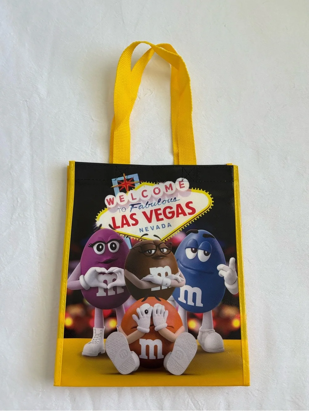 M&M’s World Welcome to Las Vegas Sign Reusable Shopping Tote Bag